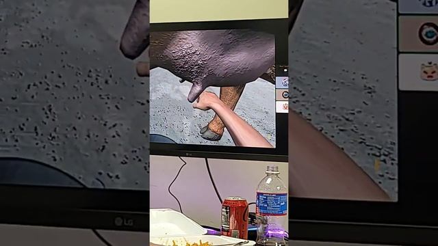 hand simulator milking a cow