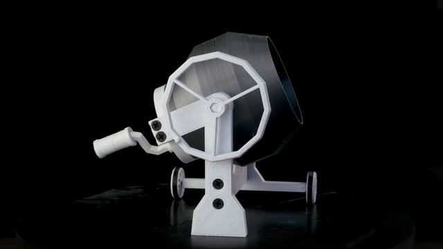 Planetary concrete mixer. 360 preview