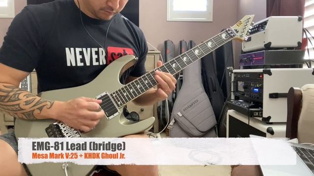 EMG-81 vs. EMG-JH "Het" Set - high gain shootout смотреть онлайн
