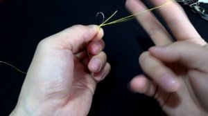 БЫСТРЫЙ И ЛЕГКИЙ УЗЕЛ ДЛЯ КРЮЧКА.