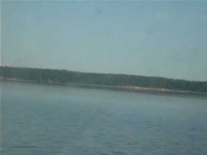 Путешествие на пароме по озеру Селигер от пристани г. Осташков до турбазы о Солнечный (12.07.09)