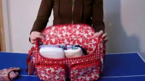 The Room Seven Dancing Queen Red Leaf Diaper Bag