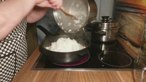 остался рис, сделайте это очень вкусно