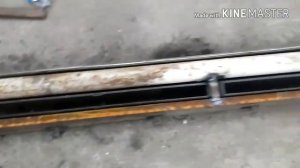 Силовые пороги на Паджеро спорт под сток.