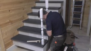 Лестница на 180 гр.  с 4-мя поворотными ступенями