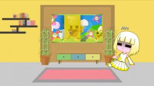 Реакция Персонажей на "Peaceful" (Уровень в Geometry Dash)