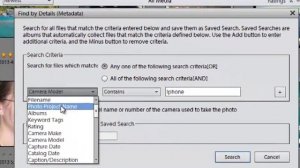 Photoshop Elements 11 Tutorial 3: Metadata search