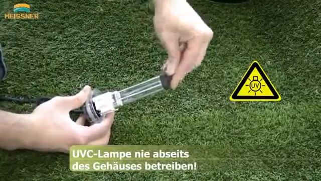 Комплект Фильтрации Heissner HLF4000 для пруда. Напорный фильтр. смотреть онлайн