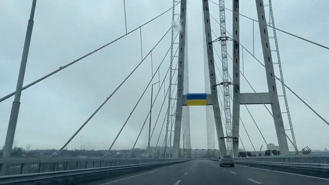 Мост Запорожье #мостзапопожте#запорожье #вантовыймост