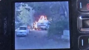 Сгорела Газель (скорая помощь) !!!