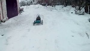 самодельный картинг для трехлетнего сынишки