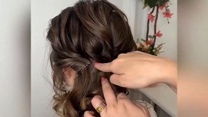 Прическа на основе локонов.Средняя длина