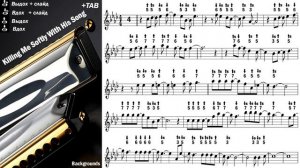 Killing Me Softly With His Song  - Harmonica TAB - Михаил Гапак - Hohner Ace