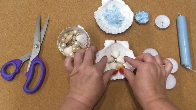 Свечи в ракушках своими руками#мастеркласс#рукоделие#романтика#hendmade