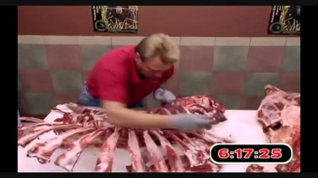 Разделка туши быка за 12 минут смотреть онлайн