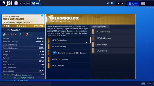 The BEST PERKS for the Storm King's Scourge in Fortnite Save the World! смотреть онлайн