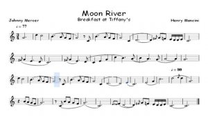 Moon River (trumpet solo) sheet music