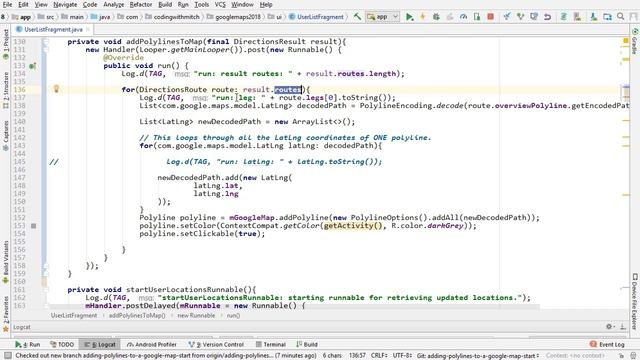 Adding Polylines to a Google Map смотреть онлайн