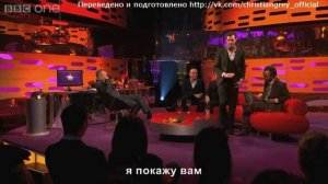 Как Джейми Дорнан учится ходить/The Graham Norton Show Jamie Dornan (русские субтитры)