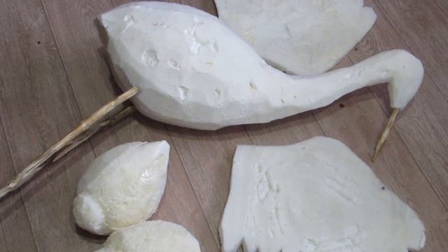 АИСТ ИЗ МОНТАЖНОЙ ПЕНЫ. часть 2