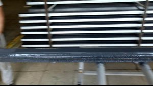 Технология окраски ПВХ профиля. Тендерный станок. ENAMERU ®