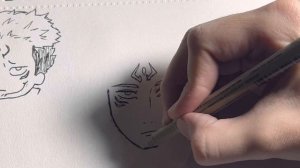 Как нарисовать Рёмена Сукуна за 7 минут