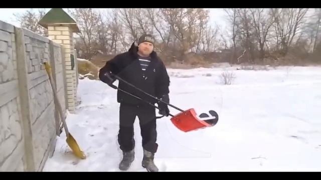 как легко избавится от снега во дворе ? смотреть онлайн