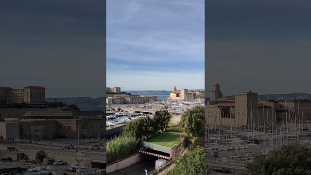 View of Marseille Old Port on November 2nd, 2022.