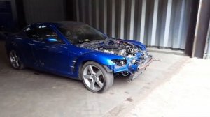 Mazda Rx8/Bmw 4.4 v8 swap. #mazda #bmw #v8 #engine #car #rx8