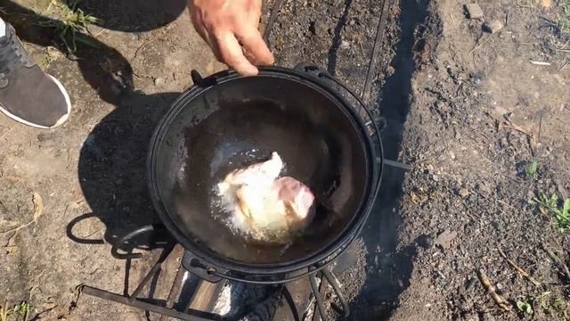 Курица в курином бульоне по Табасарански. Хучнинский водопад. Дагестанская (кавказская) кухня. смотреть онлайн