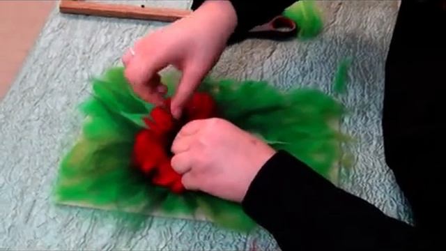 Мастер класс Шерстяная акварель