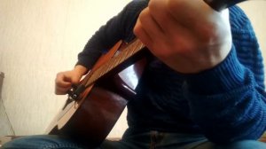 "Служить России суждено тебе и мне" на гитаре