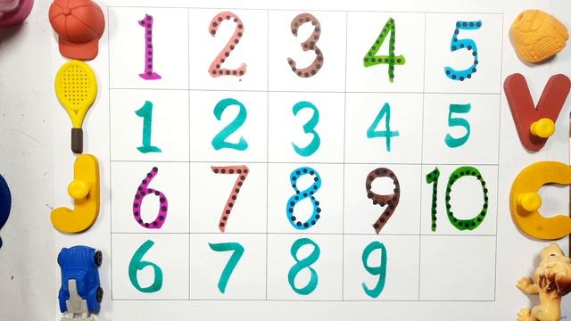 Numbers, one two three, 1 to 100 counting, learn to count, Numbers song,(AA3), 123 numbers смотреть онлайн