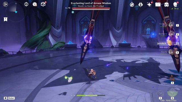 Genshin Impact: Archon Quest - Everlasting Lord of Arcane Wisdom Boss fight All Languages
