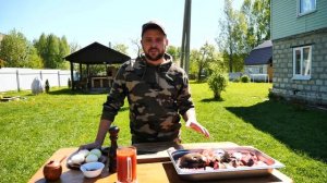 ЗЕРКАЛЬНЫЙ КАРП НА МАНГАЛЕ. ШАШЛЫК ИЗ РЫБЫ НА УГЛЯХ (1080p)