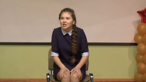 "Монолог акселератки" - исп. Космачева Надежда