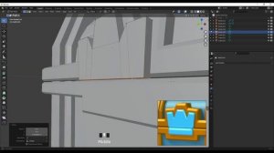 Clash Royale Crown Chest Modeling - Blender Beginner Tutorial