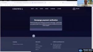 Как оплатить или сделать апгрейд с банковской карты через Novapaga в компании CROWD1.
