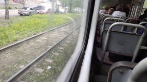 поездка на трамвае Татра т6в5su