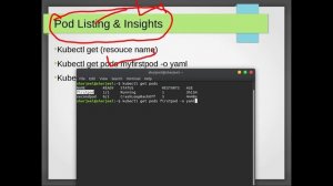 6 Kubernetes in action Pod Listing & insights