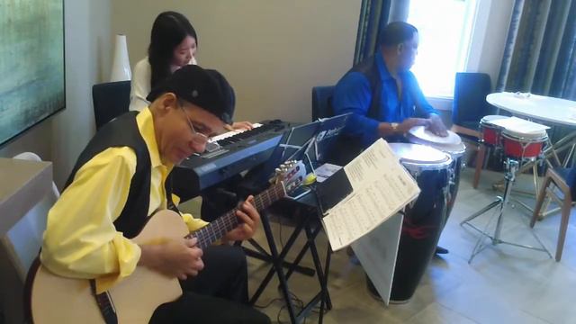 Latin-jazz, TRIO, Autumn Leaves, merengue-jazz, 9-22-2019 Camelia Latin-jazz Band смотреть онлайн