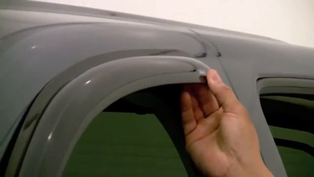 Установка дефлекторов на окна  Видеоинструкция смотреть онлайн