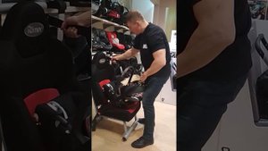 УСТАНОВКА ДЕТСКОГО АВТОКРЕСЛА CYBEX CLOUD Z I-SIZE НА РЕМЕНЬ. ТРЦ РИО