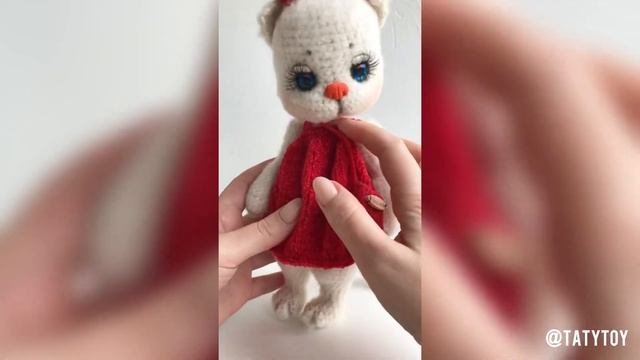 Кошечка амигуруми