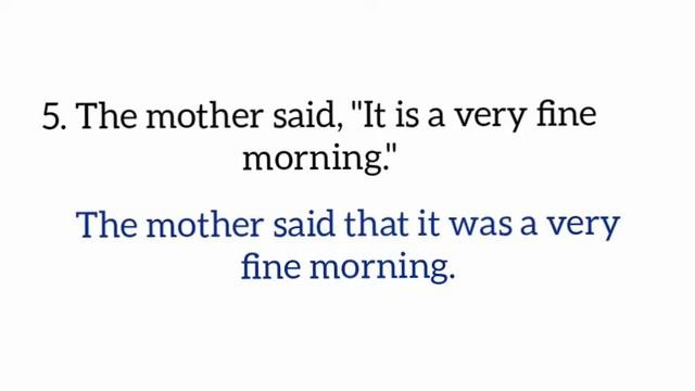 Direct And Indirect Speech. Assertive Sentences Practice Exercise. Solved Exercise.