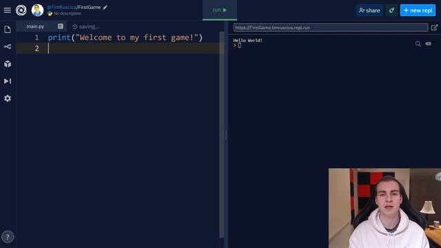 Python Beginner Project Tutorial #1 - Your First Python Project смотреть онлайн