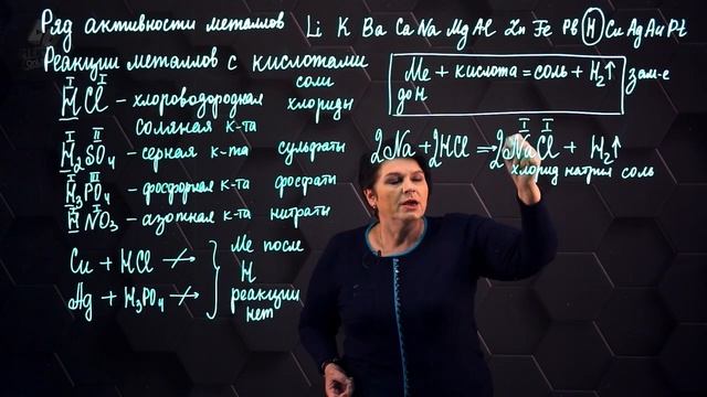 39. Взаимодействие металлов с кислотами. 8 класс..mp4 смотреть онлайн