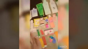 собираю бокс с бумажной косметикой по смайликам??