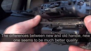 BMW how to replace boot /trunk handle push button DIY