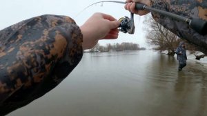 Судак на Ультралайт. Рыбалка на Москва-реке в марте 2023